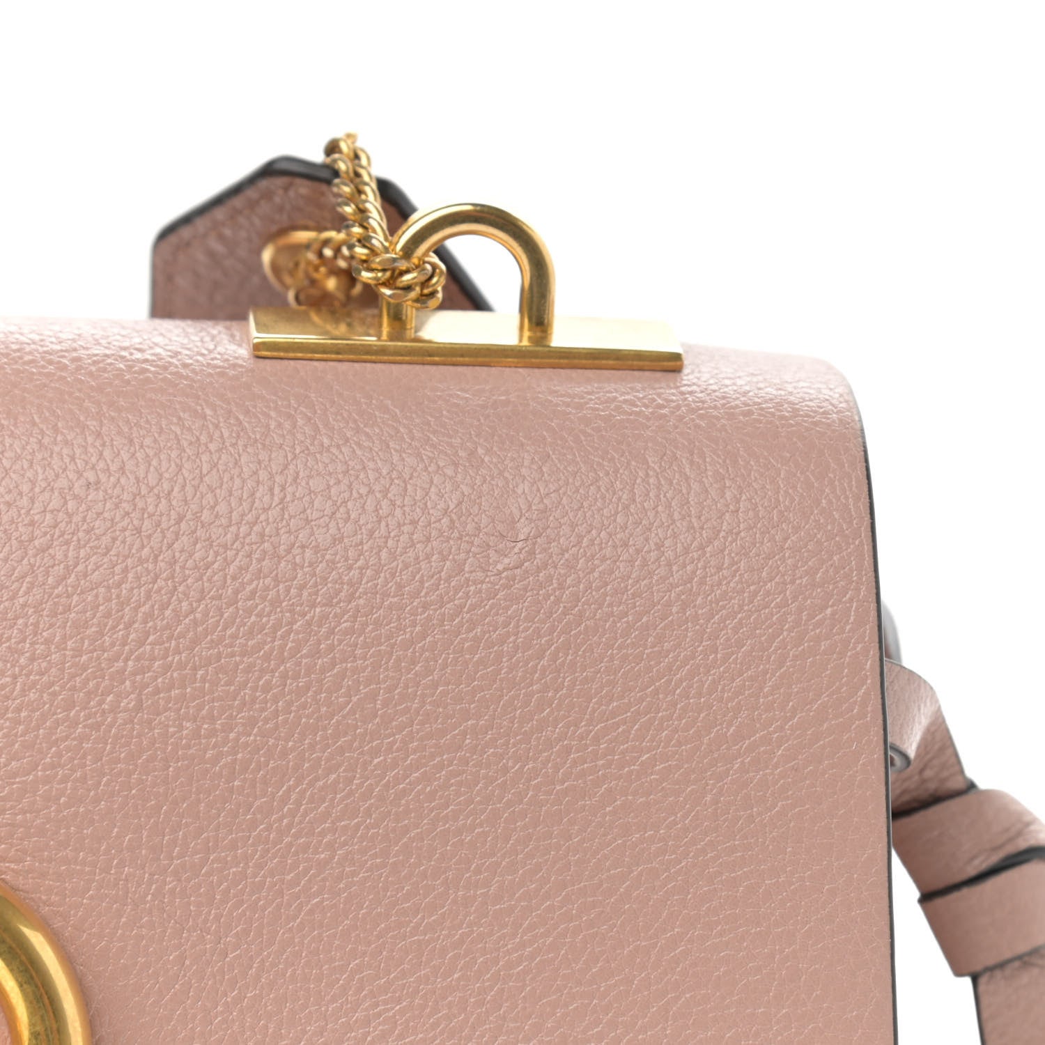 Valentino Garavani Calfskin VRing Shoulder Bag Rose Cannelle 11 of 15