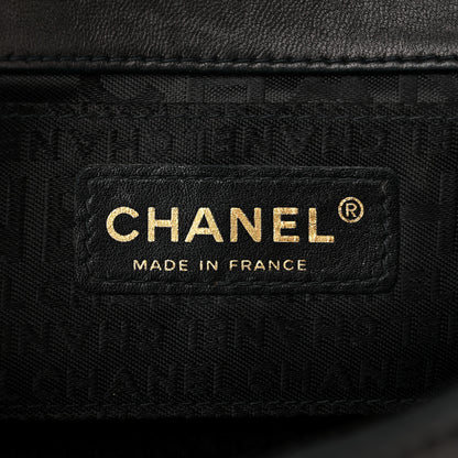 Chanel Lambskin Quilted Mini Chocolate Bar Camellia Flap Black 6 of 10