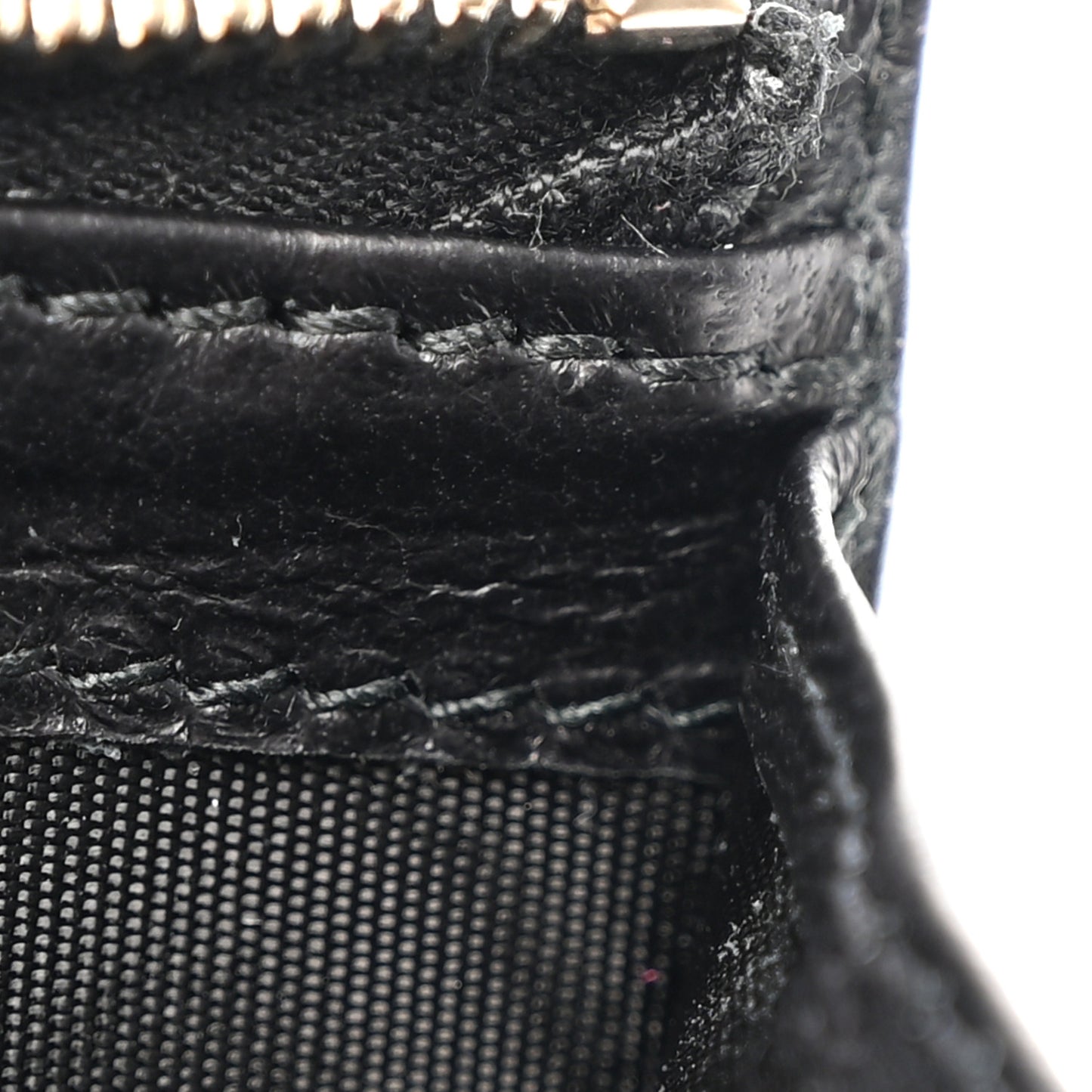 ALEXANDER MCQUEEN Calfskin Studded Wallet on Chain Black