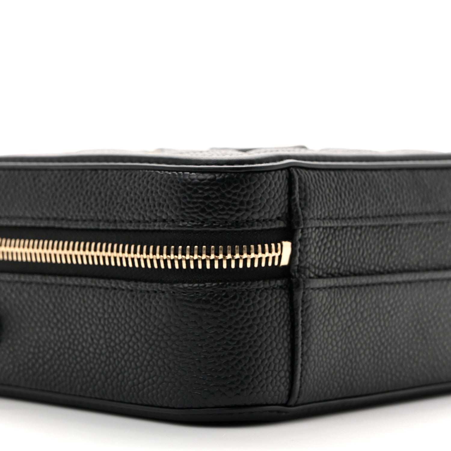 Chanel Caviar Quilted Small CC Filigree Vanity Case Black 9 of 10