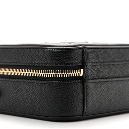 Chanel Caviar Quilted Small CC Filigree Vanity Case Black 9 of 10