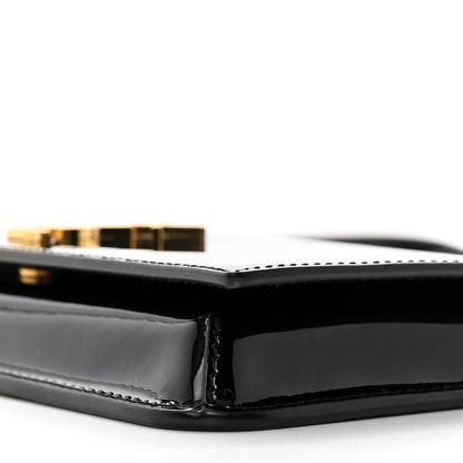 Saint Laurent Patent Monogram Phone Holder Crossbody Black 10 of 12