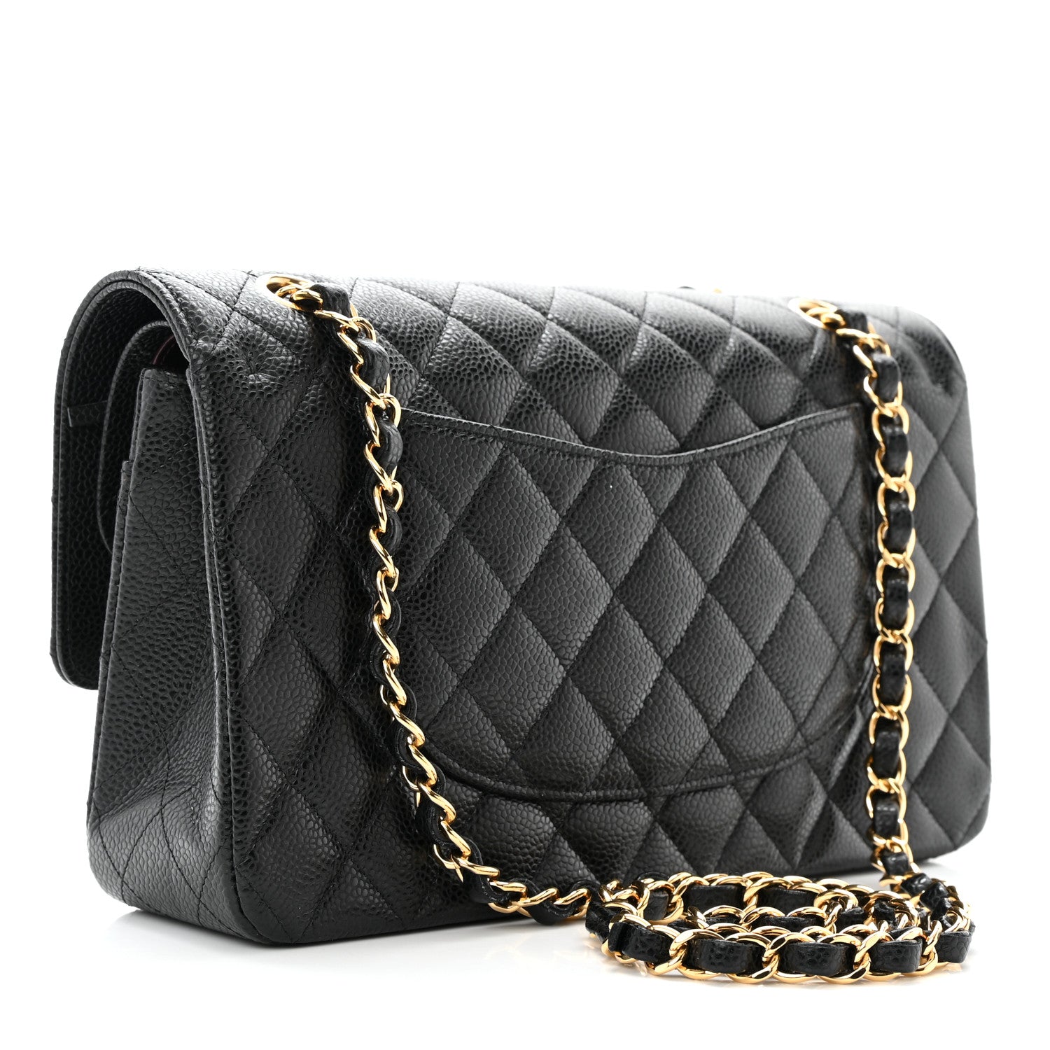 Chanel Caviar Quilted Medium Double Flap Black 3 of 11