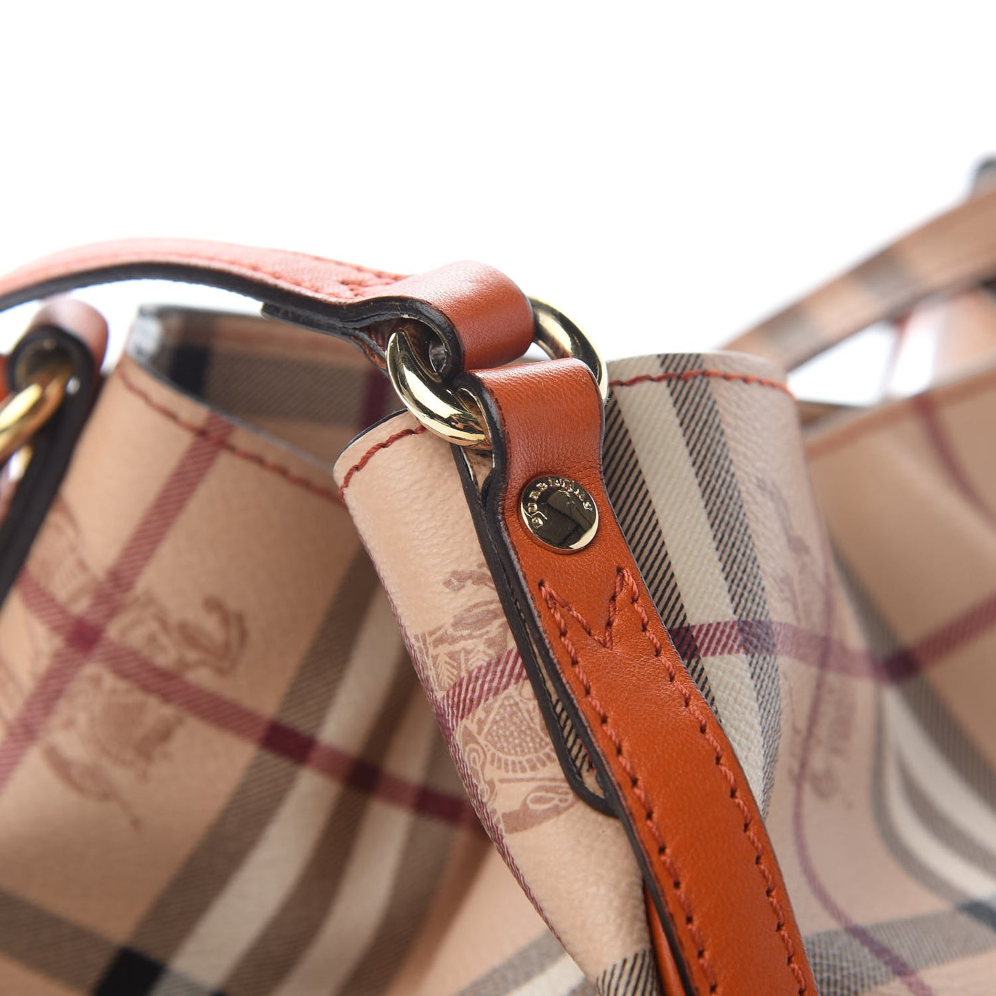 Haymarket Check Small Canterbury Tote Orange