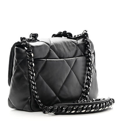 Chanel Lambskin Quilted Medium Chanel 19 Flap So Black 3 of 12
