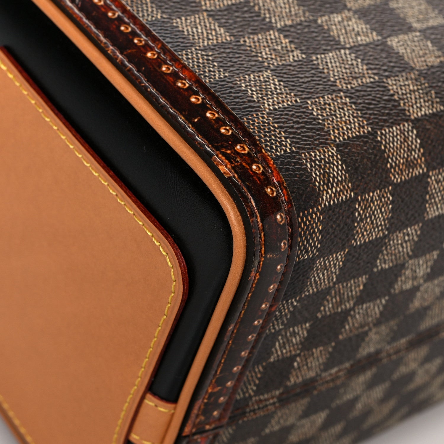 Louis Vuitton Transformed Damier Ebene Time Trunk Speedy Bandouliere 25 Black 9 of 11