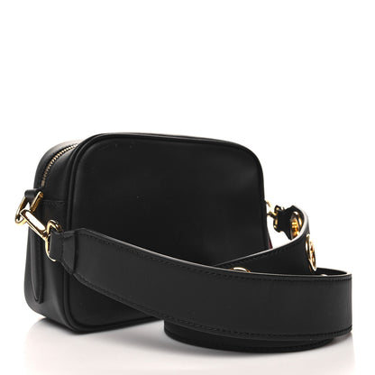 Fendi Vitello Century F is Fendi Bi-Color FF 1974 Embossed Camera Case Maya Black 3 of 10