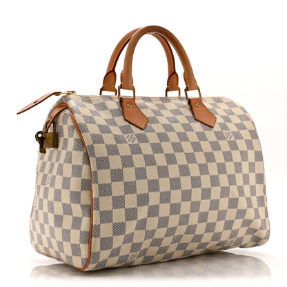 Louis Vuitton Damier Azur Speedy 30 3 of 10