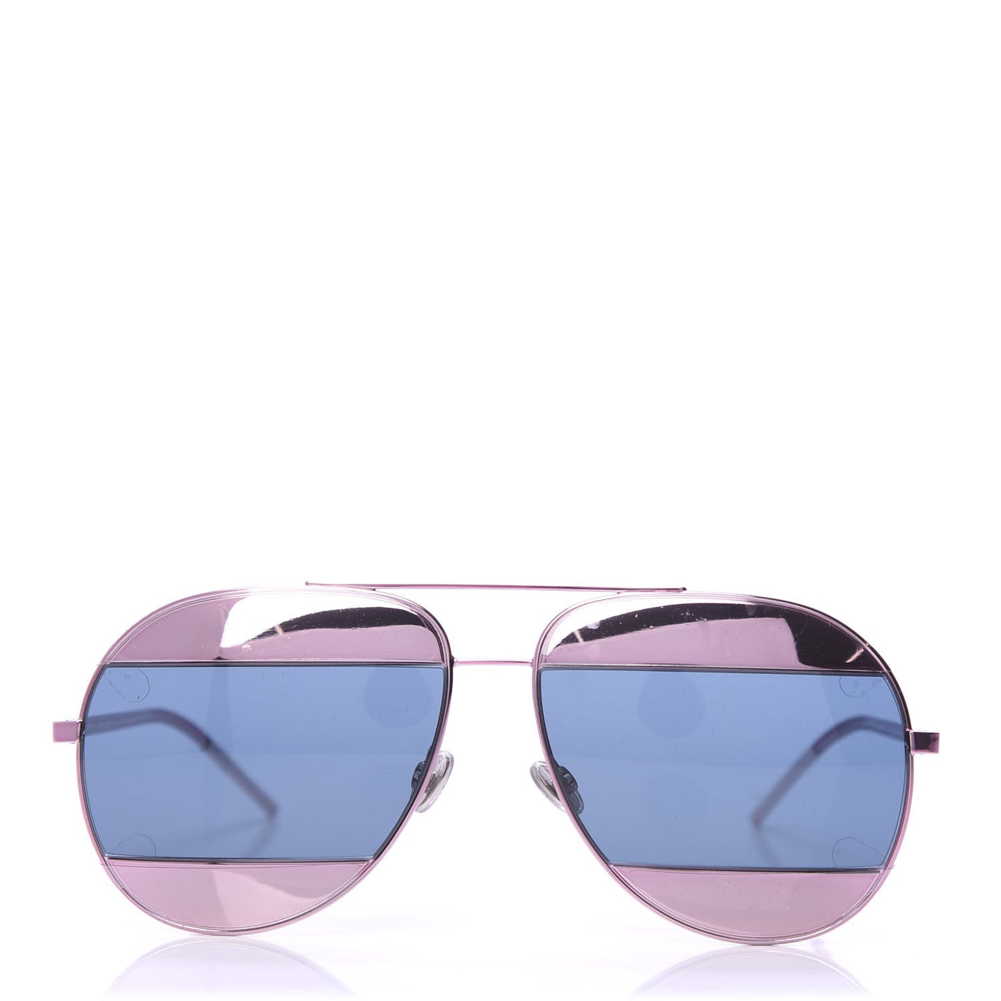 Split 1 Aviator Sunglasses Pink Blue
