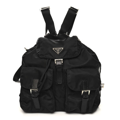 Prada Re-Nylon Saffiano Medium Backpack Black 1 of 11