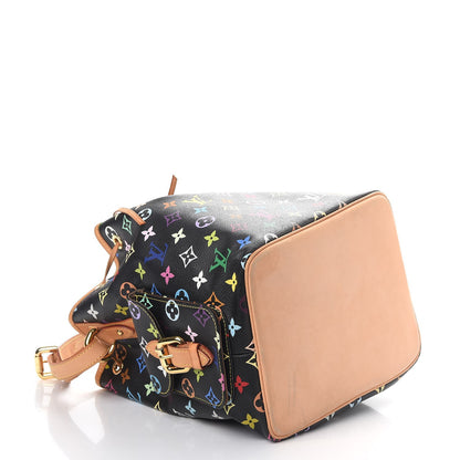 Louis Vuitton Monogram Multicolor Petit Noe Black 4 of 10