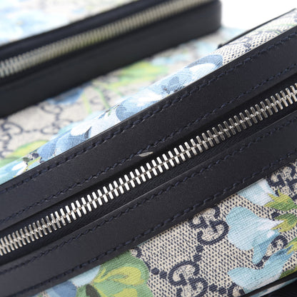 Gucci GG Supreme Monogram Blooms Small Day Backpack Blue 11 of 11