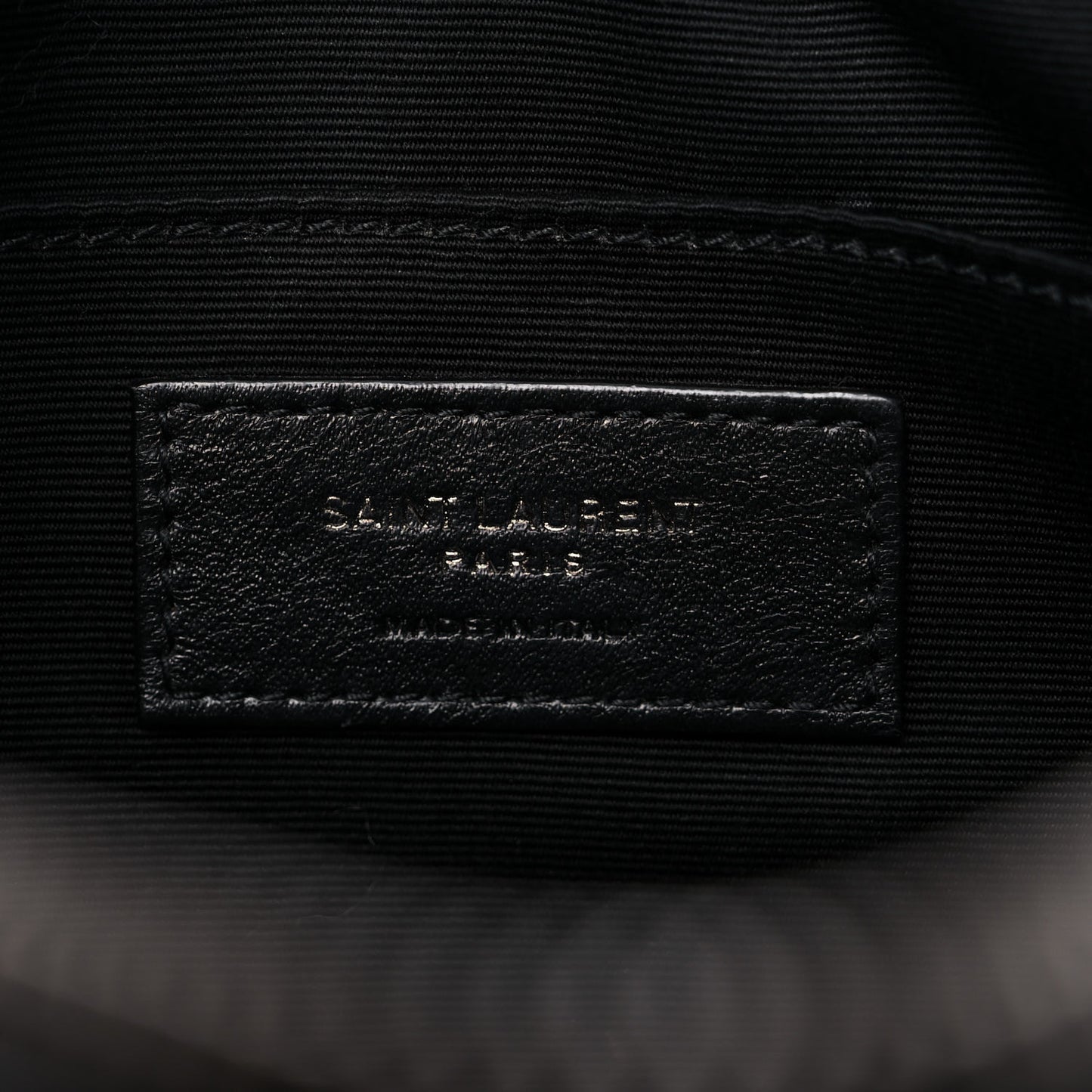 Calfskin Matelasse Monogram Lou Camera Bag Black