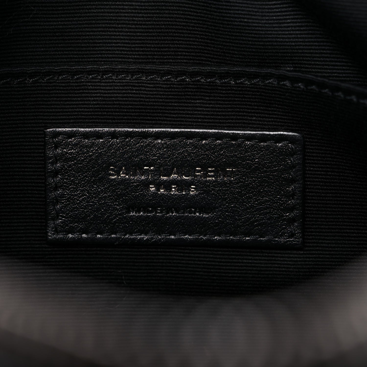 Saint Laurent Calfskin Matelasse Monogram Lou Camera Bag Black 6 of 11