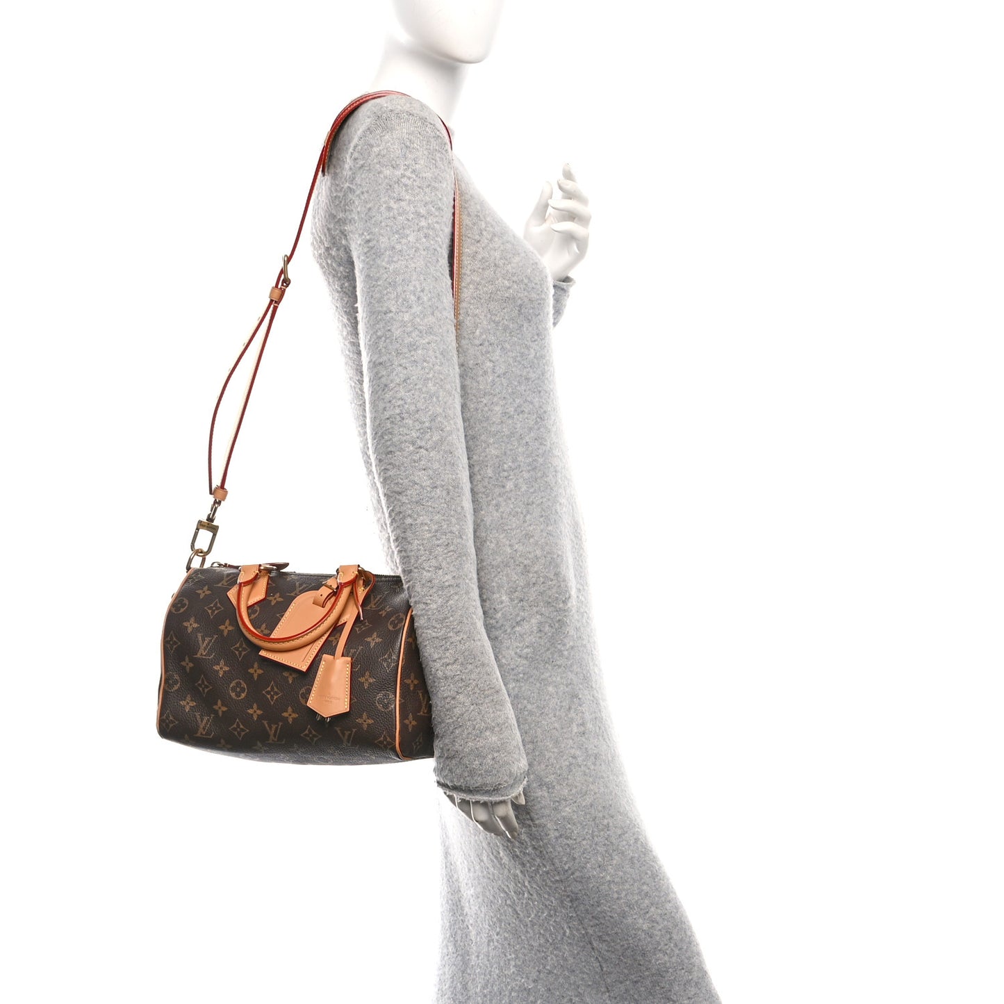 Calfskin Monogram Speedy P9 Bandouliere 25