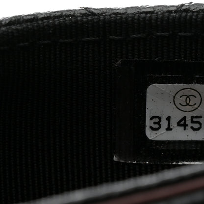 Chanel Caviar Quilted Flap Card Holder On Chain Black 7 of 9