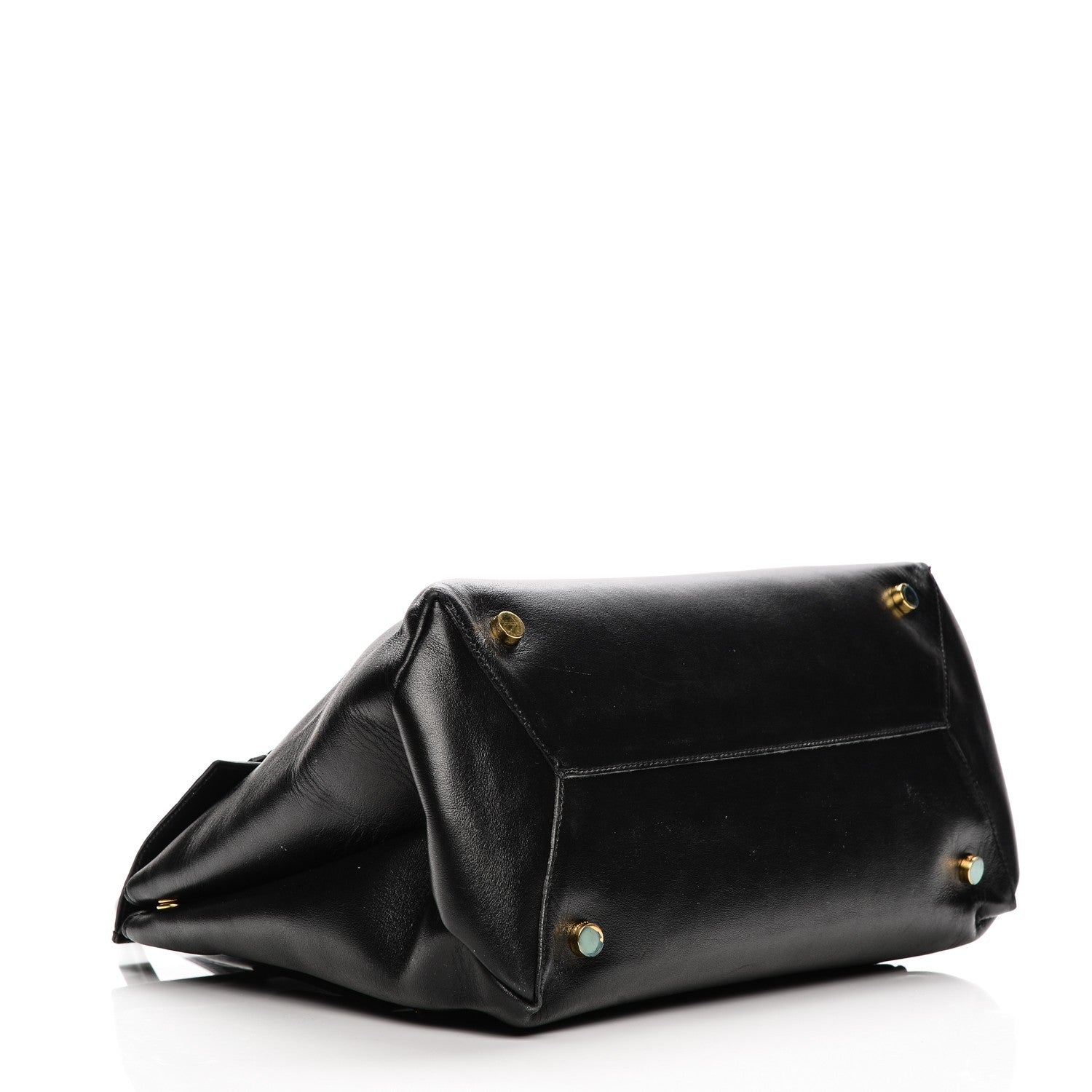 Tom Ford Smooth Calfskin Medium Icon Bag Black 4 of 7