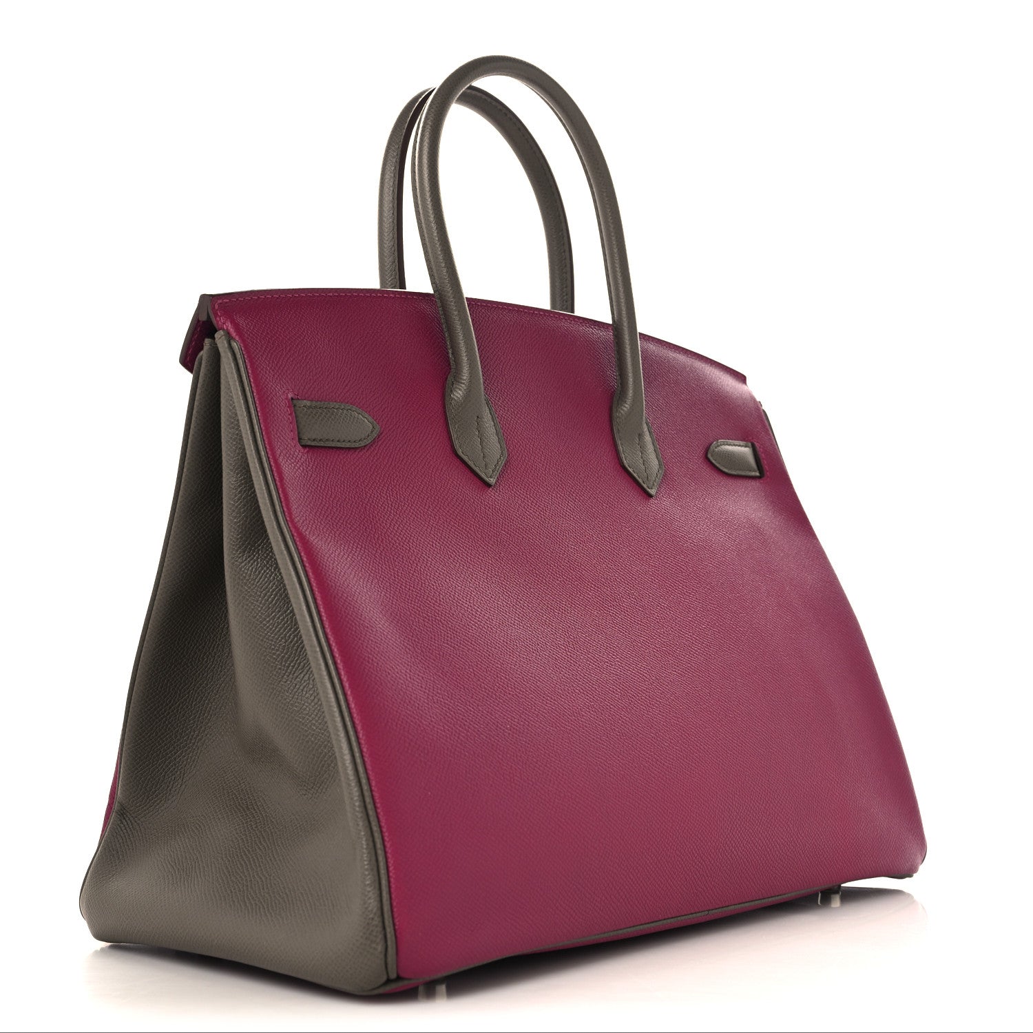 Hermes Epsom Horseshoe Birkin 35 Etain Tosca 3 of 13