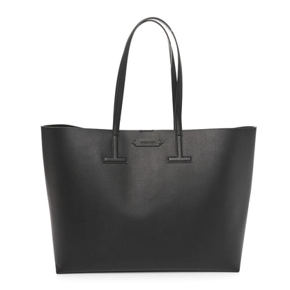 Tom Ford Saffiano Large T Tote Black 1 of 9