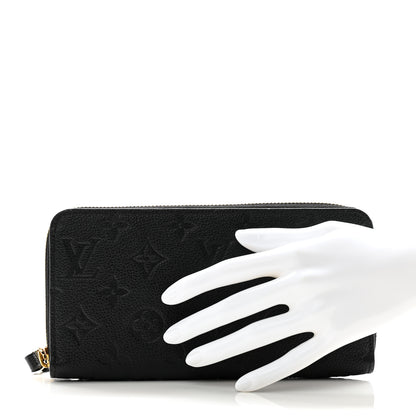 Louis Vuitton Empreinte Zippy Wallet Black 2 of 10
