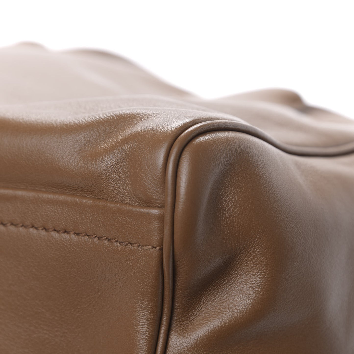 Soft Calf Medium Inside Tote Cannella Turchese
