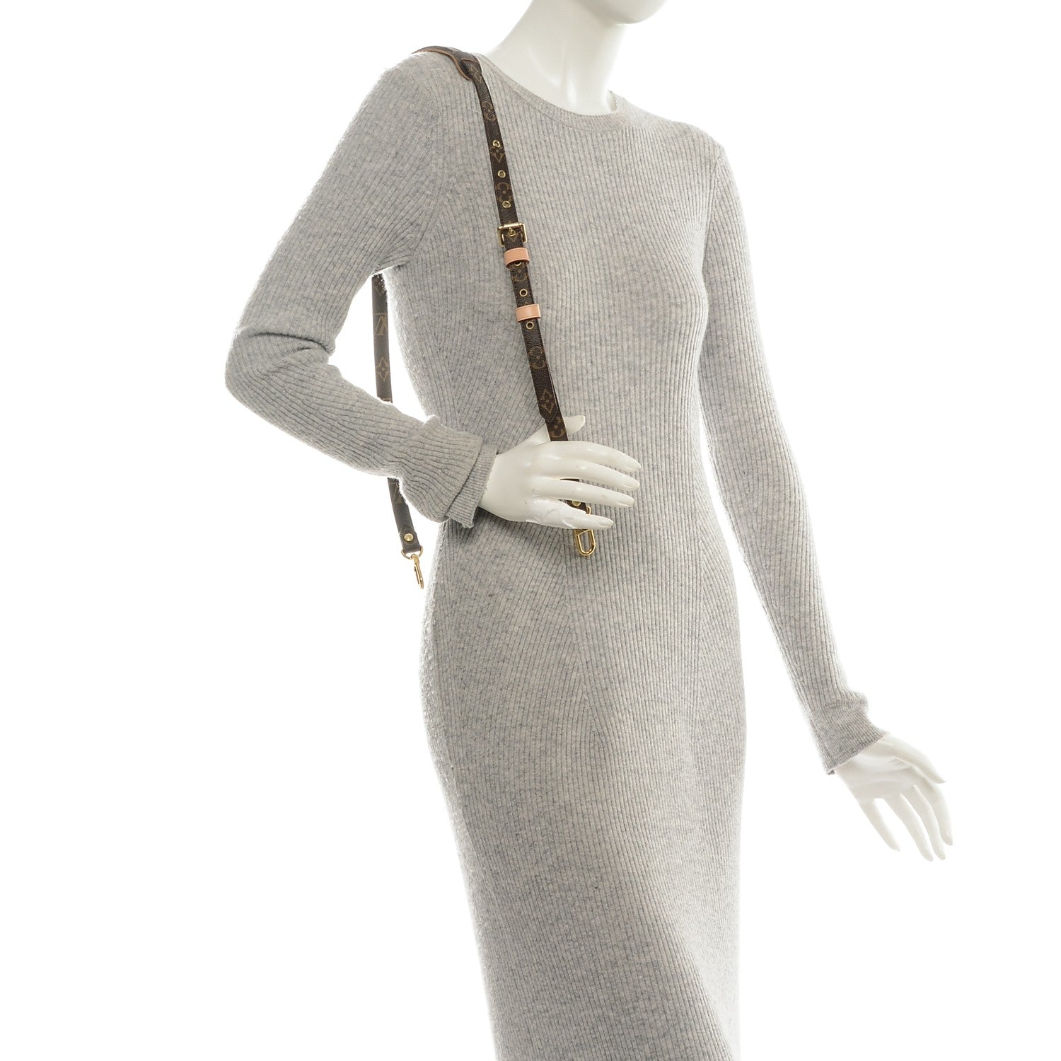 Louis Vuitton Monogram 16mm Adjustable Shoulder Strap 2 of 4
