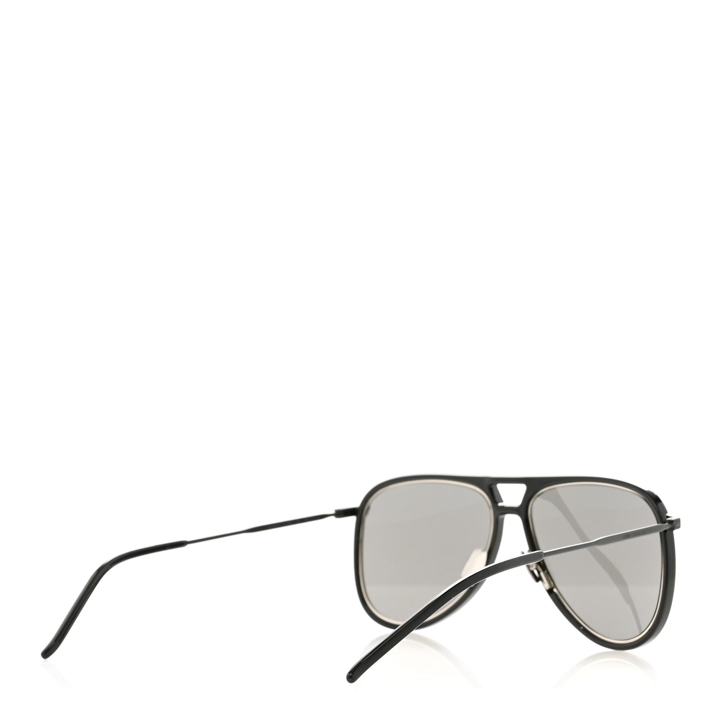 Metal Aviator Classic 11 Rim Sunglasses Black