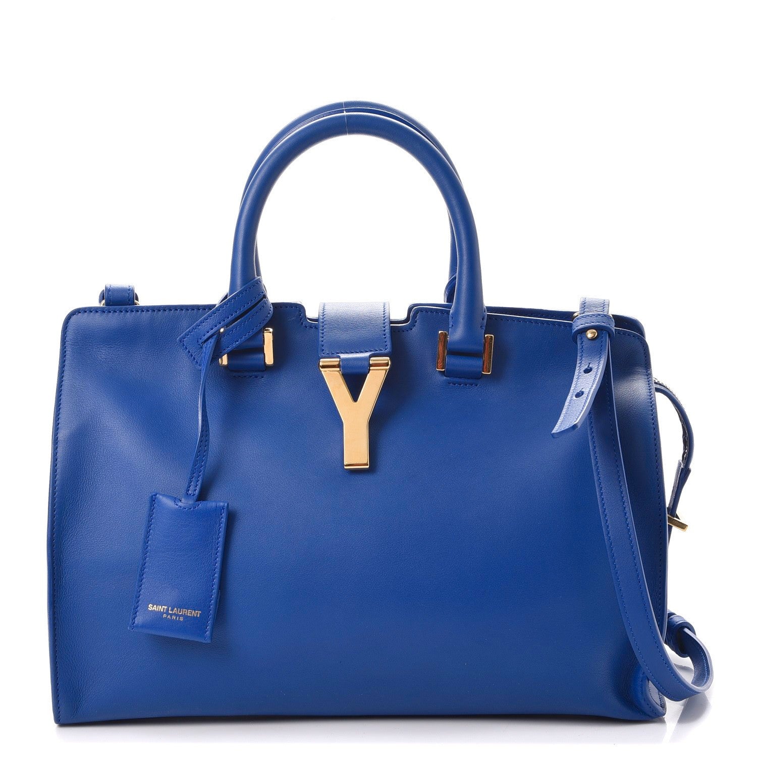 Saint Laurent Calfskin Small Classic Y Cabas Royal Blue 1 of 14