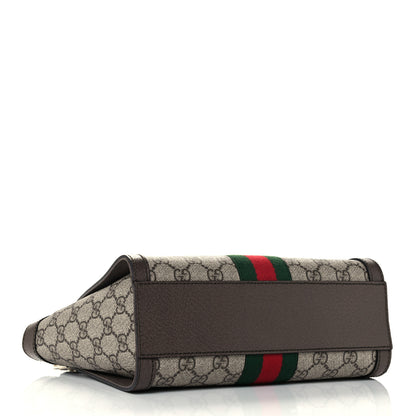 Gucci GG Supreme Monogram Small Ophidia Tote Bag Brown 4 of 13
