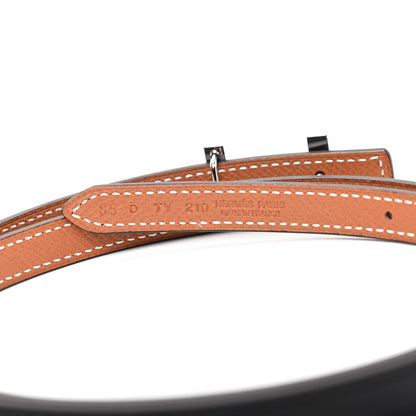 Hermes Swift Epsom 13mm Focus Belt 85 Black Gold 3 of 4