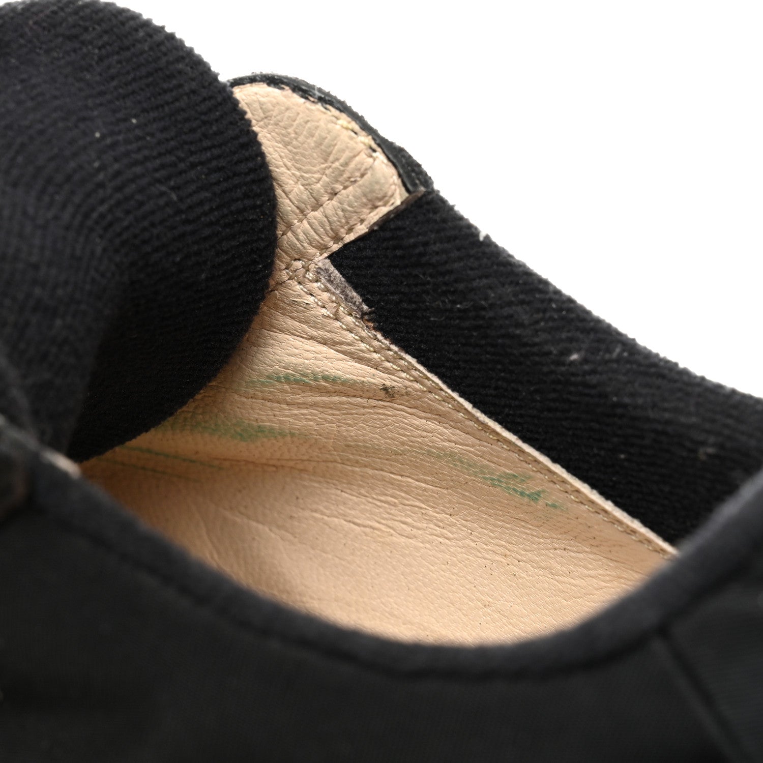 Chanel Nylon Suede CC Sneakers 38 Black 10 of 11