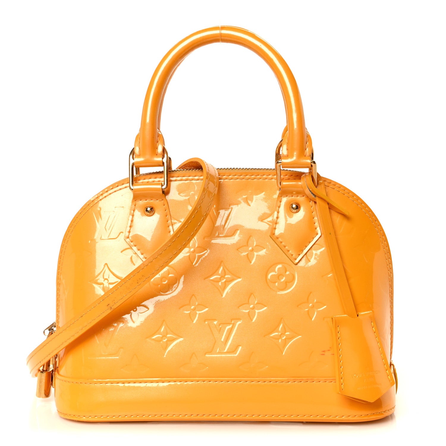 Louis Vuitton Vernis Alma BB Jaune Passion 1 of 12