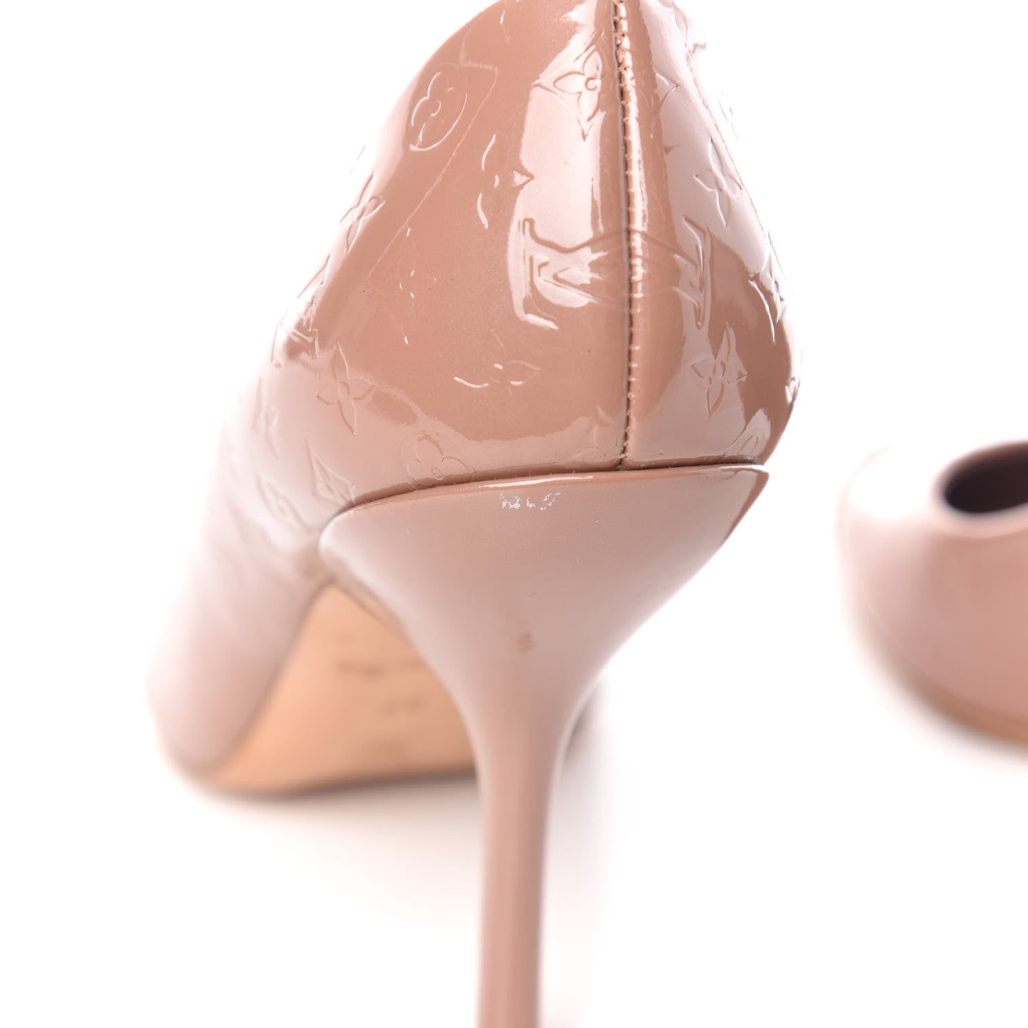 Louis Vuitton Vernis Allamanda Pumps 37 Rose Velours 13 of 16