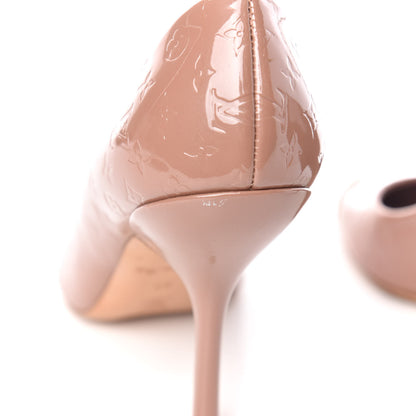Louis Vuitton Vernis Allamanda Pumps 37 Rose Velours 13 of 16