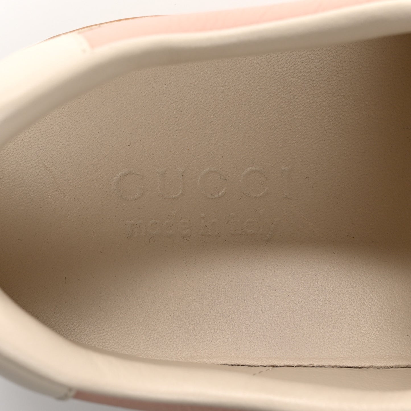 Calfskin Suede Web Mens G74 Sneakers 9 Oatmeal Soft Rose