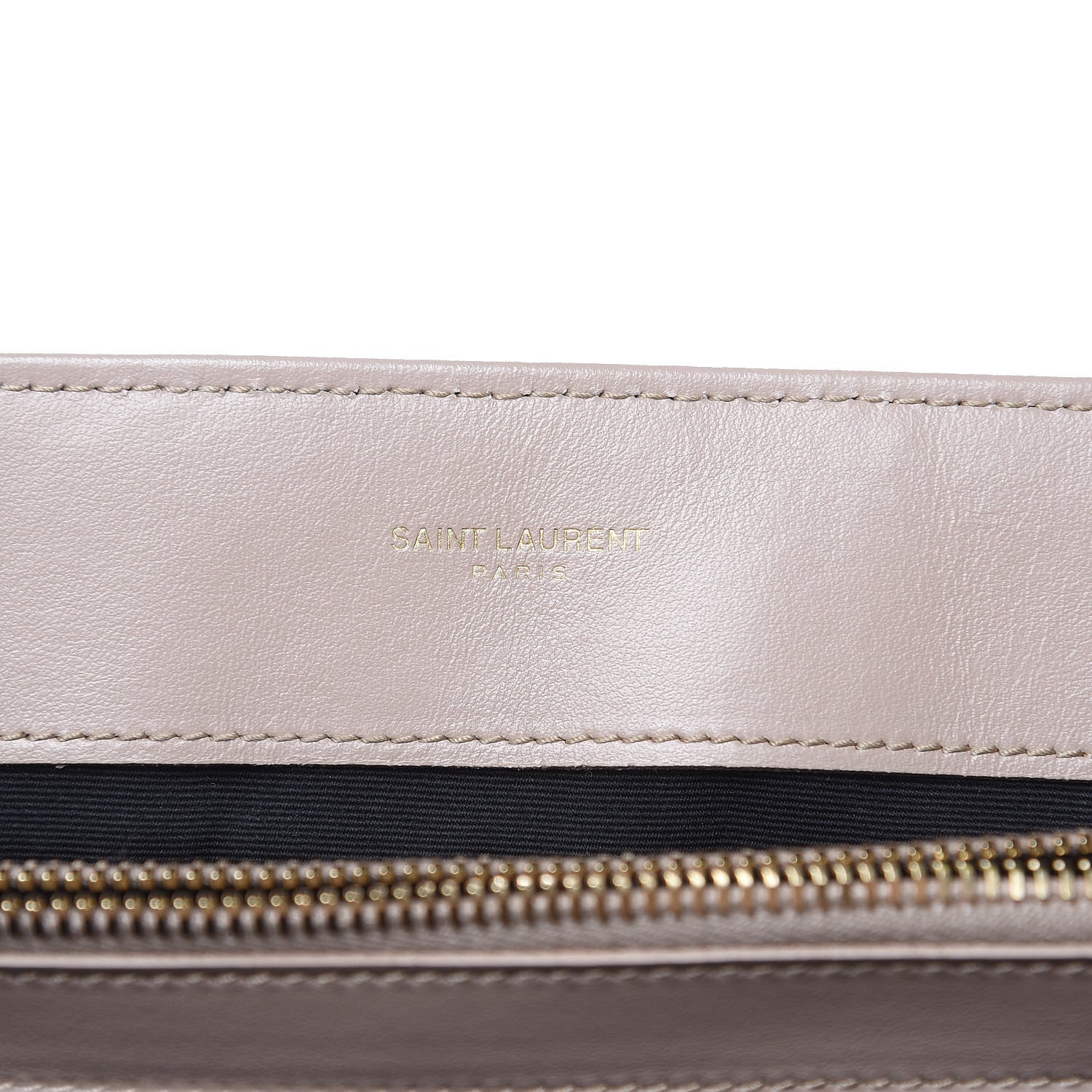 Saint Laurent Calfskin Y Quilted Monogram Medium Loulou Chain Satchel Light Natural 6 of 10