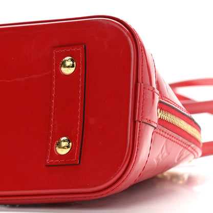 Louis Vuitton Vernis Alma BB Cherry 9 of 13