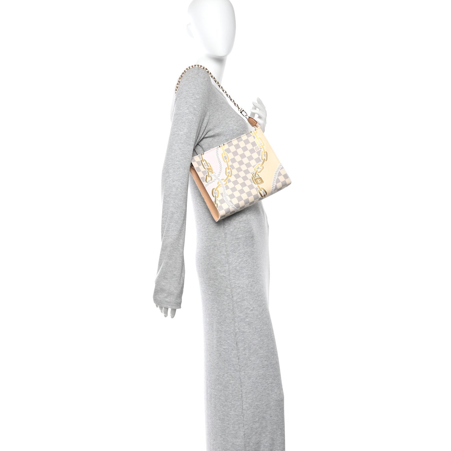 Louis Vuitton Damier Azur Nautical Toiletry Pouch On Chain 2 of 11