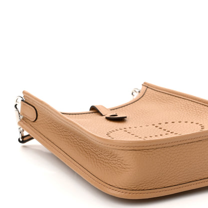 Hermes Taurillon Clemence Amazone Evelyne TPM Chai 9 of 11