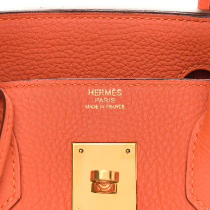 Hermes Togo Birkin 30 Feu 6 of 13