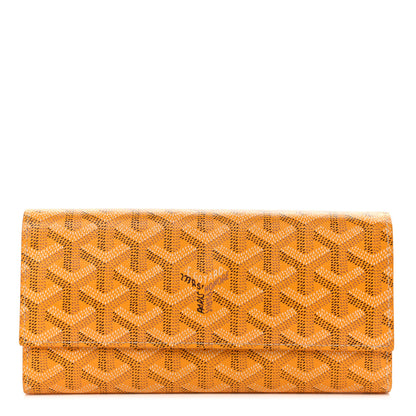 Goyard Goyardine Varenne Long Wallet Yellow 1 of 7
