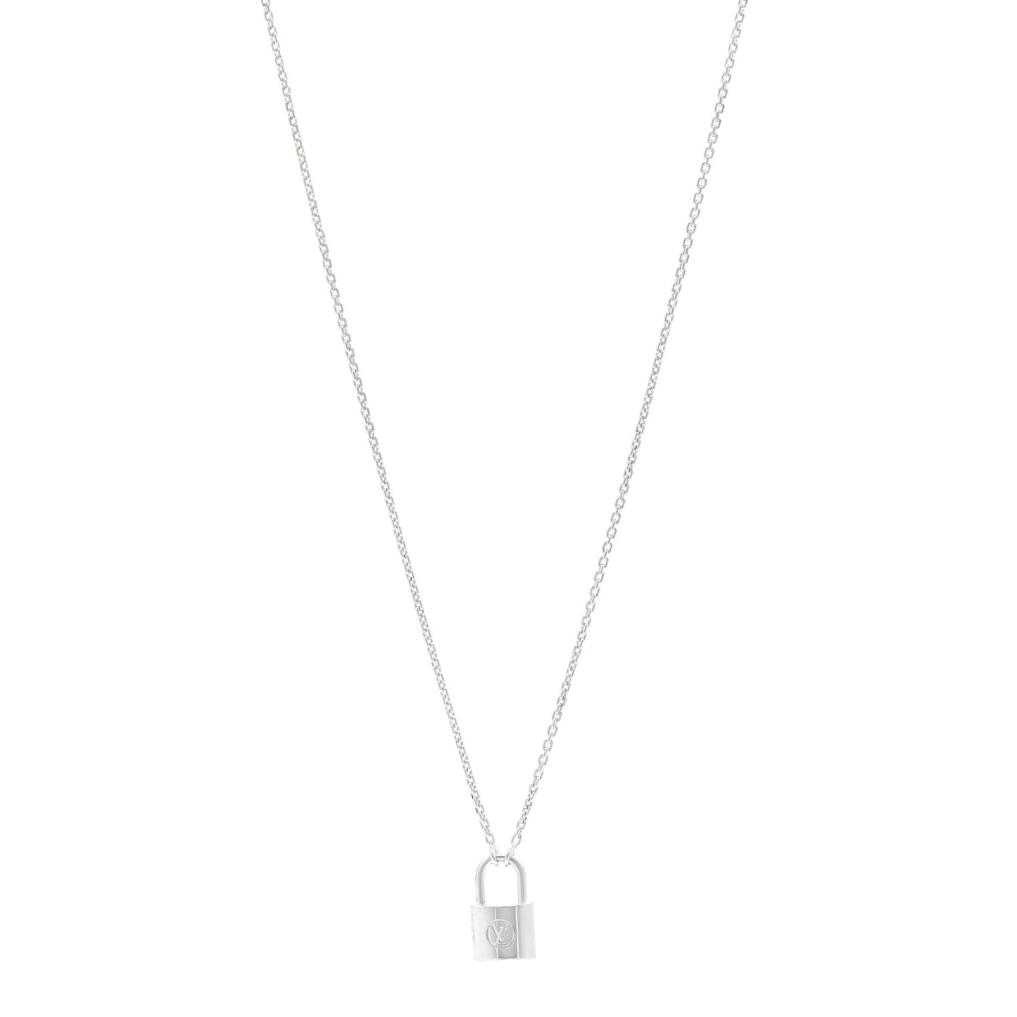 Sterling Silver Lockit Necklace