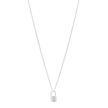 Louis Vuitton Sterling Silver Lockit Necklace 1 of 6
