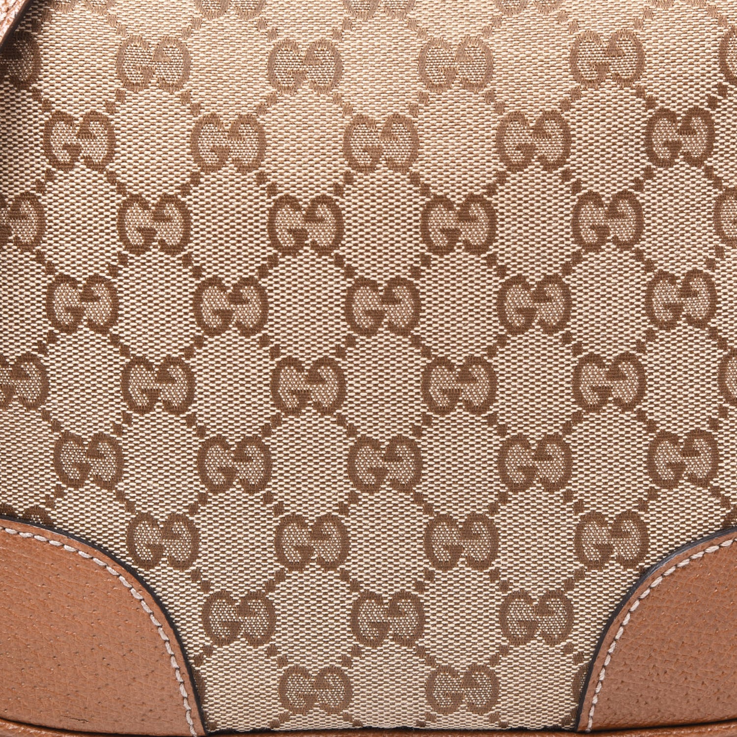 Gucci Monogram Mini Bree Messenger Bag Beige Tabacco 12 of 12