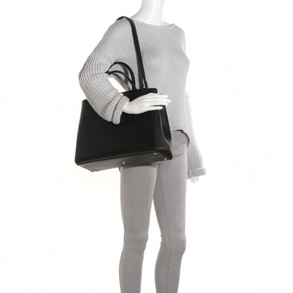 Fendi Vitello Elite Medium 2Jours Tote Black 2 of 12