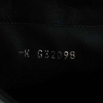 Chanel Calfskin Camellia High Boots 41.5 Black 7 of 9