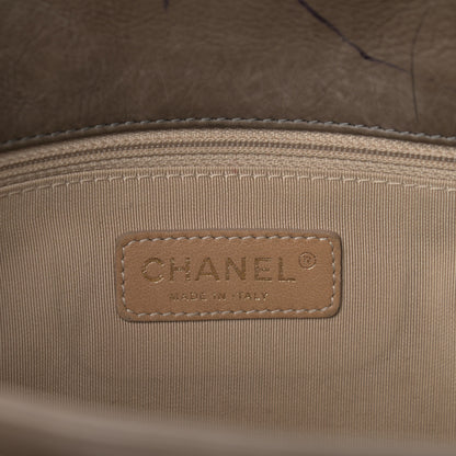 Chanel Calfskin Quilted Retro Chain Flap Dark Grey 6 of 12
