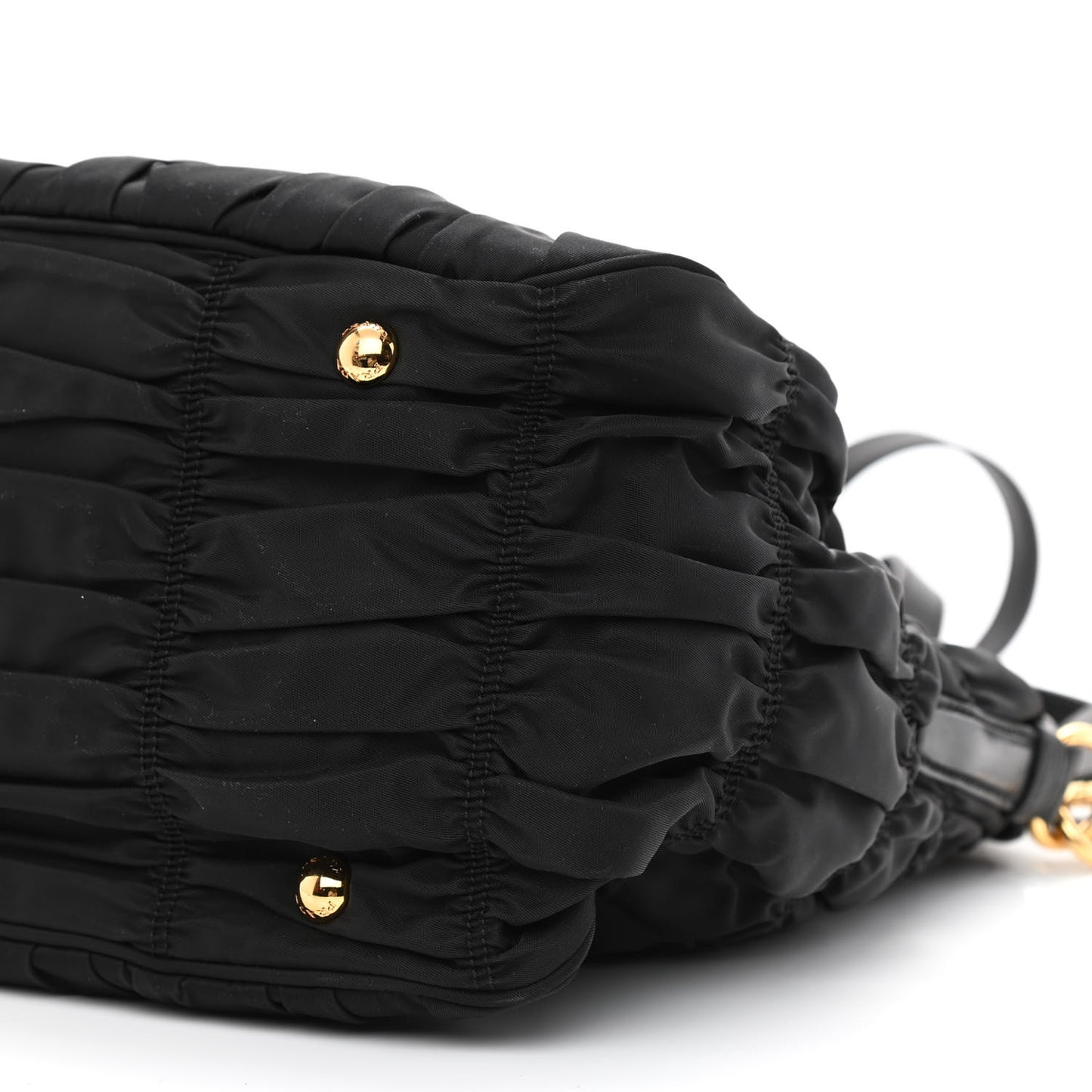 Tessuto Nylon Gaufre Tote Black