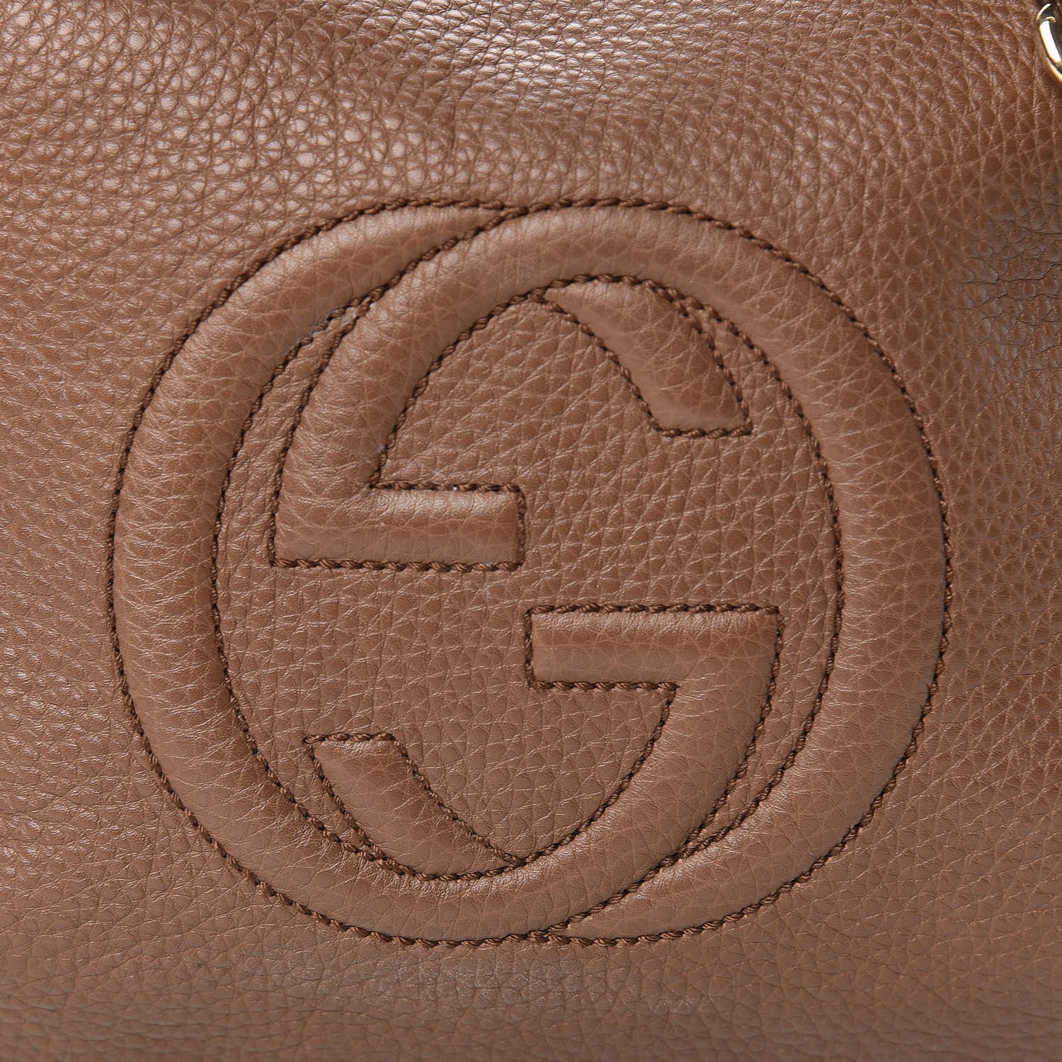 Gucci Cellarius Calfskin Medium Soho Chain Hobo Acero 10 of 10