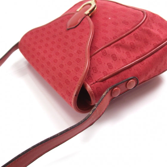Gucci Vintage Monogram Horseshoe Flap Bag 7 of 12